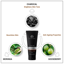 Load image into Gallery viewer, CHARCOAL PEEL OFF MASK | MORINGA &amp; GOOSEBERRY
