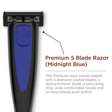 Load image into Gallery viewer, Signature Shaving Set - Midnight Blue
