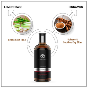 Charcoal Body Wash | Lemongrass & Cinnamon